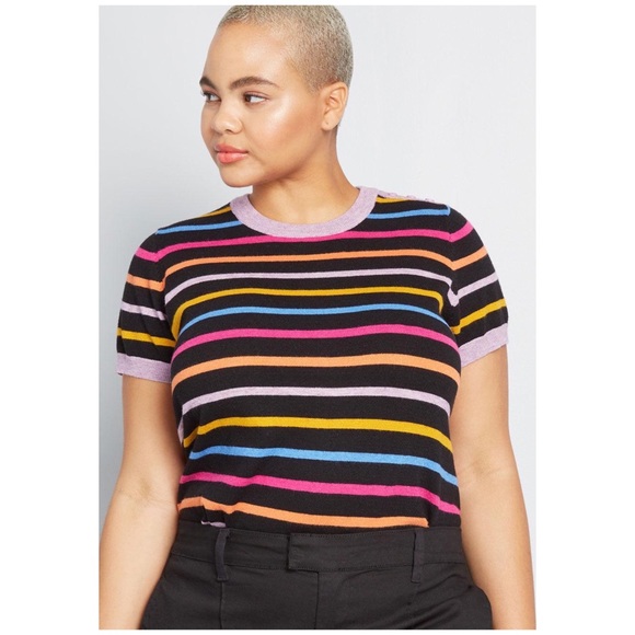 modcloth striped sweater